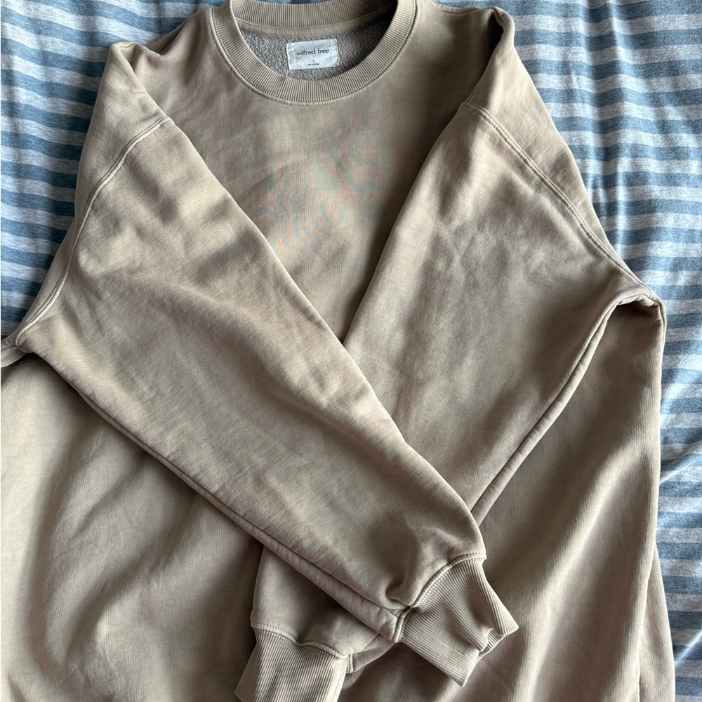 Wilfred Beige Crewneck Sweater